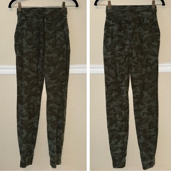 Lululemon 29” Ready to Rulu Jogger Heritage Camo Dark Olive Green Twill Size 2 - Picture 2 of 10